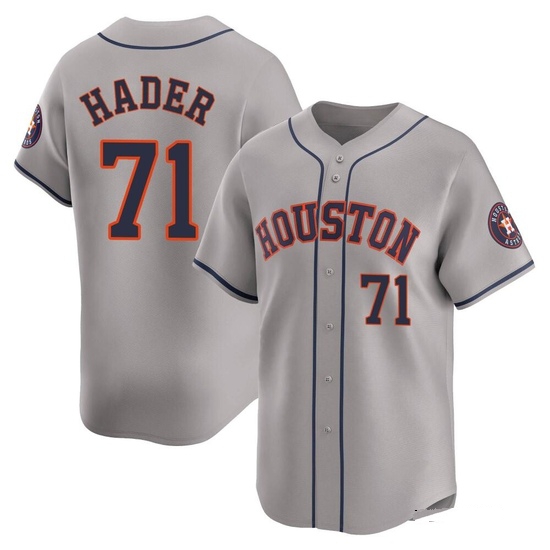 Men's Josh Hader Houston Astros Limited Gray Away Jersey