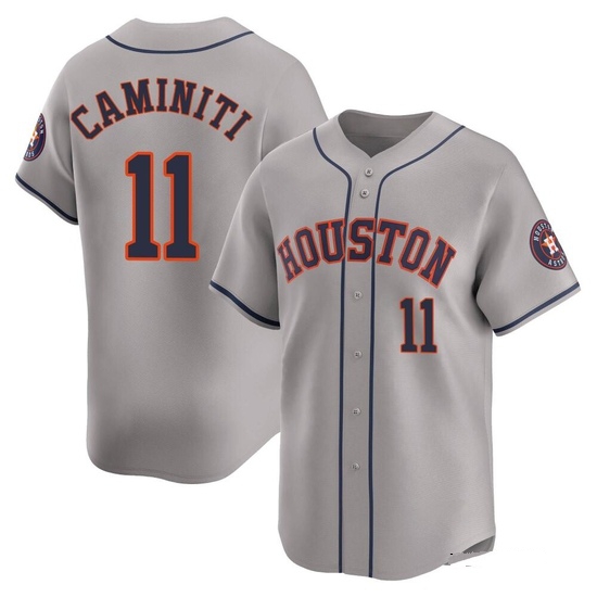 Men's Ken Caminiti Houston Astros Limited Gray Away Jersey