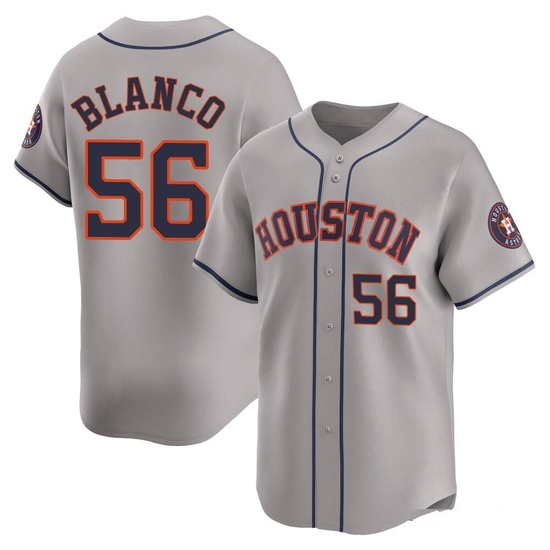 Men's Ronel Blanco Houston Astros Limited Gray Away Jersey