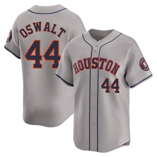 Men's Roy Oswalt Houston Astros Limited Gray Away Jersey