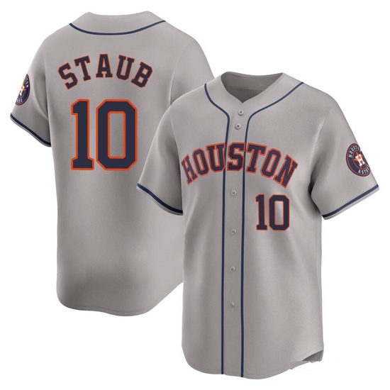 Men's Rusty Staub Houston Astros Limited Gray Away Jersey