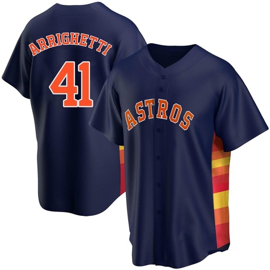 Men's Spencer Arrighetti Houston Astros Replica Navy Alternate Jersey