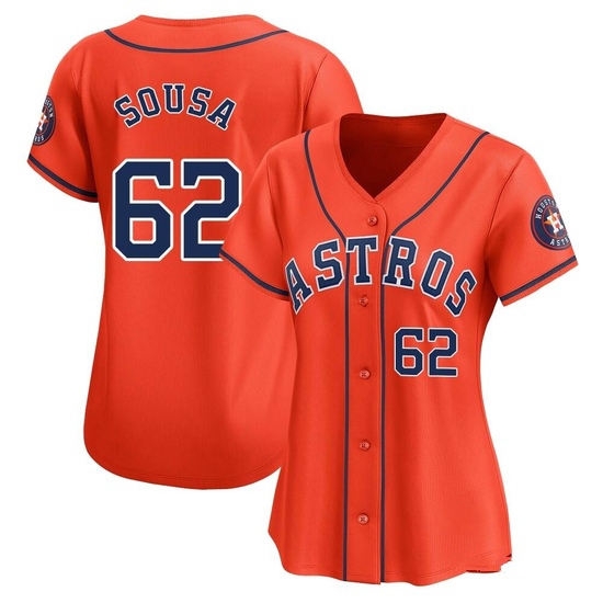 Women's Bennett Sousa Houston Astros Limited Orange Alternate Jersey