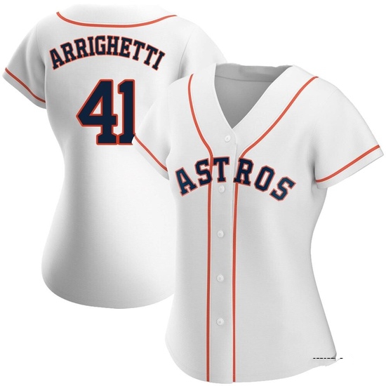 Women's Spencer Arrighetti Houston Astros Authentic White Home Jersey