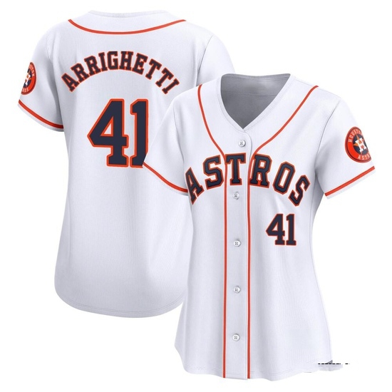 Women's Spencer Arrighetti Houston Astros Limited White Home Jersey