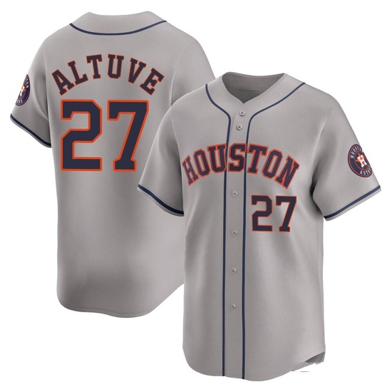 Youth Jose Altuve Houston Astros Limited Gray Away Jersey