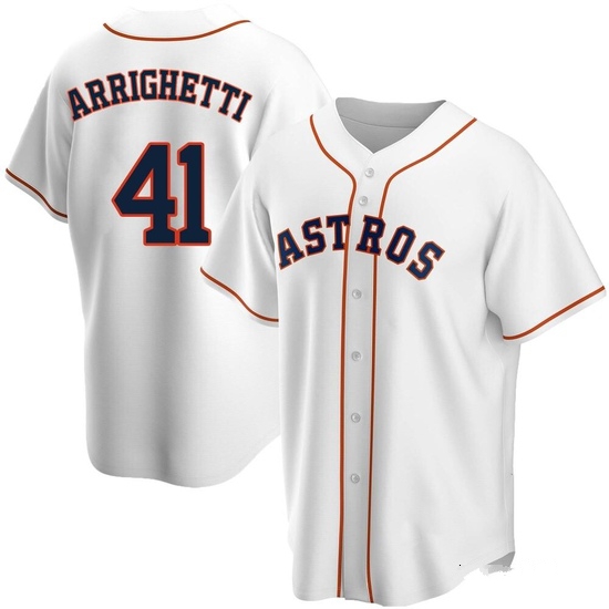 Youth Spencer Arrighetti Houston Astros Replica White Home Jersey