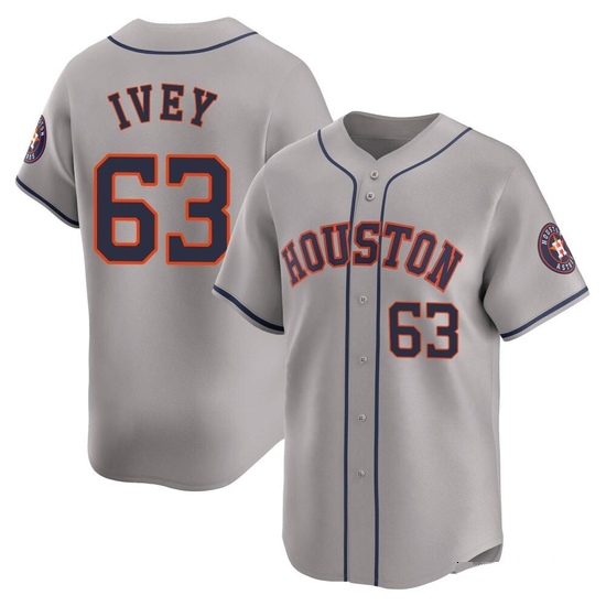 Youth Tyler Ivey Houston Astros Limited Gray Away Jersey