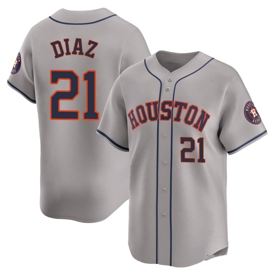 Youth Yainer Diaz Houston Astros Limited Gray Away Jersey