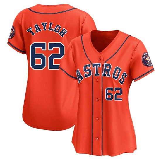 Women's Blake Taylor Houston Astros Limited Orange Alternate Jersey
