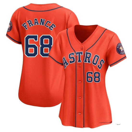 Women's J.P. France Houston Astros Limited Orange Alternate Jersey