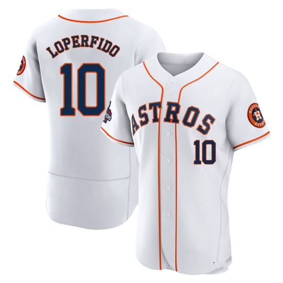 Men's Joey Loperfido Houston Astros Authentic White 2022 World Series Champions Home Jersey