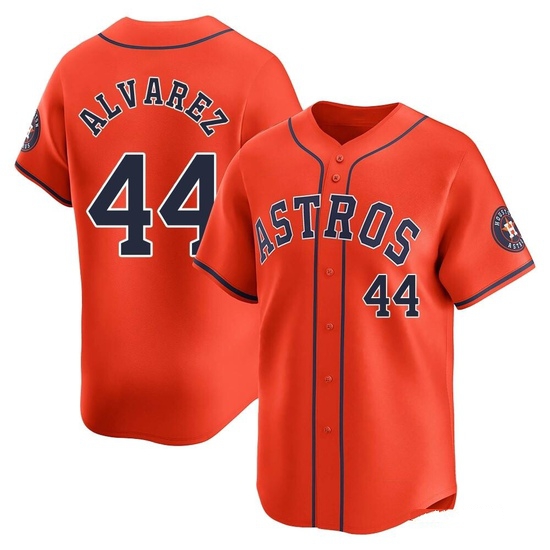 Men's Yordan Alvarez Houston Astros Limited Orange Alternate Jersey