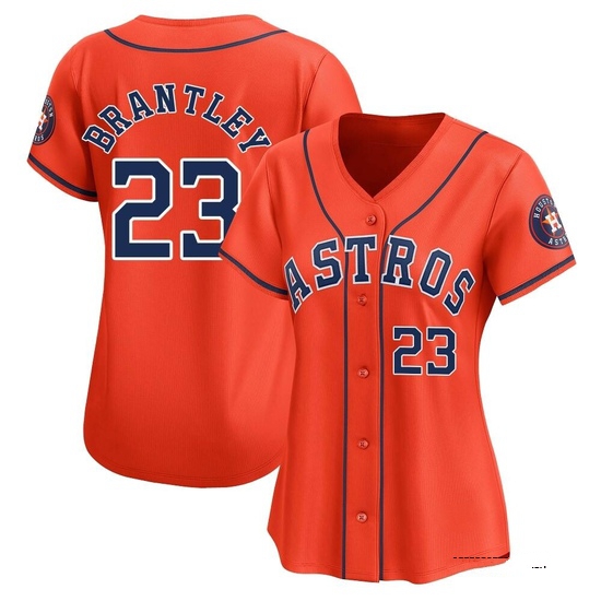 Women's Michael Brantley Houston Astros Limited Orange Alternate Jersey