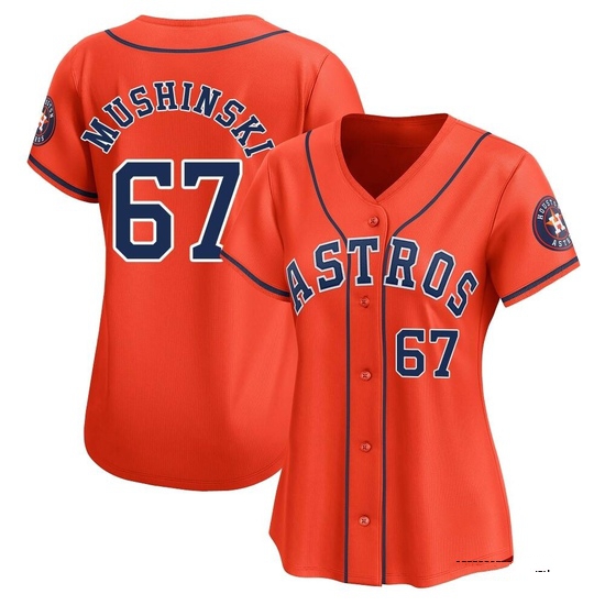 Women's Parker Mushinski Houston Astros Limited Orange Alternate Jersey