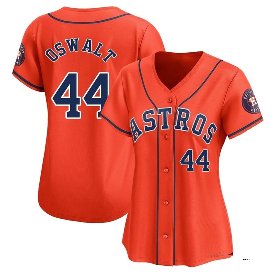 Women's Roy Oswalt Houston Astros Limited Orange Alternate Jersey