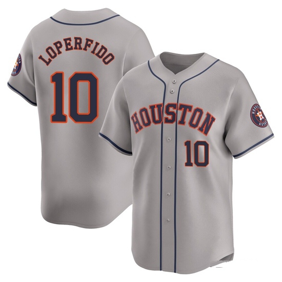 Youth Joey Loperfido Houston Astros Limited Gray Away Jersey
