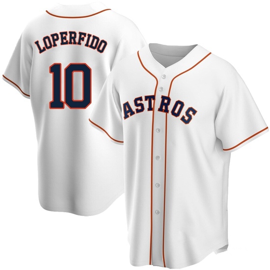 Youth Joey Loperfido Houston Astros Replica White Home Jersey