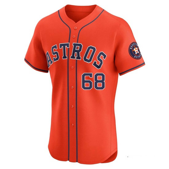 Men's J.P. France Houston Astros Elite Orange Alternate Vapor Premier Jersey - Image 2