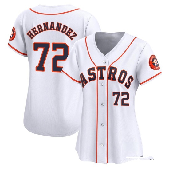 Women's Nick Hernandez Houston Astros Limited White Home Jersey