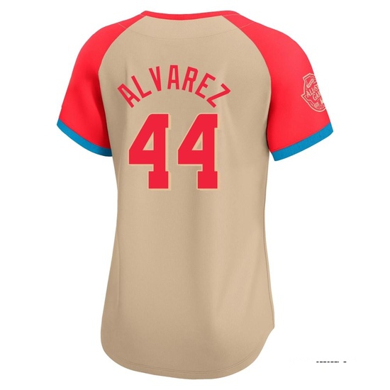 Women's Yordan Alvarez Houston Astros Limited Cream American League 2024 All-Star Game Jersey - Image 3