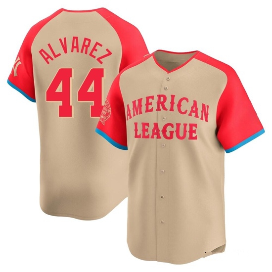 Youth Yordan Alvarez Houston Astros Limited Cream American League 2024 All-Star Game Jersey