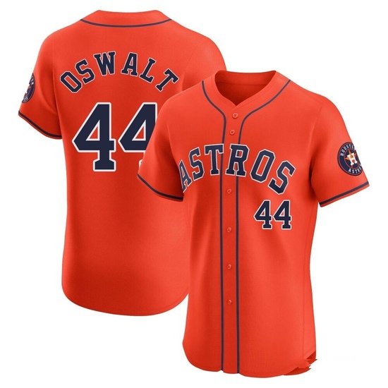 Men's Roy Oswalt Houston Astros Elite Orange Alternate Vapor Premier Jersey