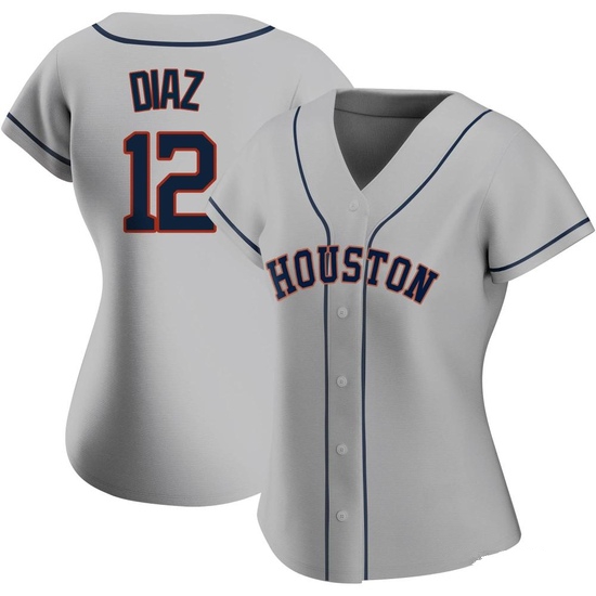 Women's Aledmys Diaz Houston Astros Authentic Gray Road 2020 Jersey