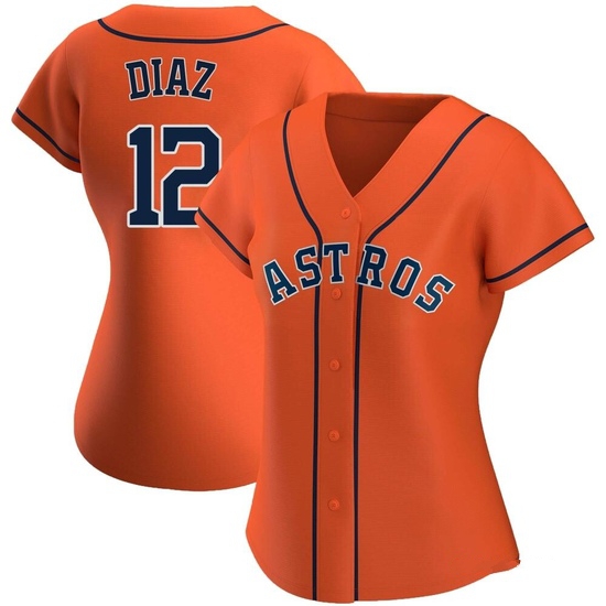 Women's Aledmys Diaz Houston Astros Replica Orange Alternate Jersey