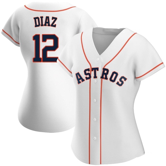 Women's Aledmys Diaz Houston Astros Replica White Home Jersey
