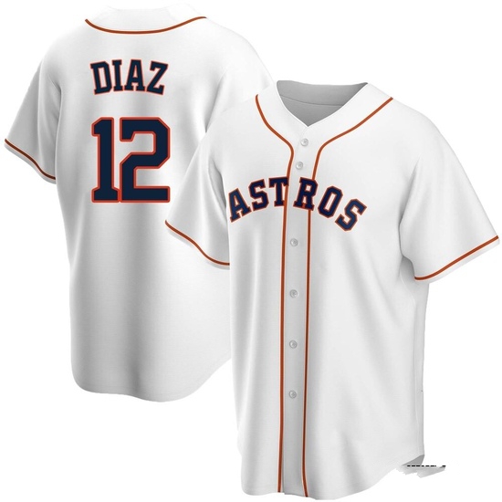 Youth Aledmys Diaz Houston Astros Replica White Home Jersey