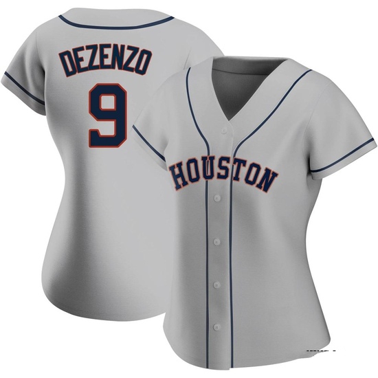 Women's Zach Dezenzo Houston Astros Authentic Gray Road 2020 Jersey