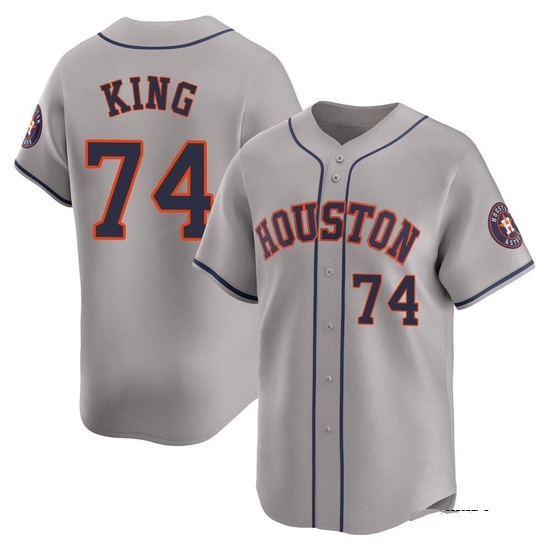 Youth Bryan King Houston Astros Limited Gray Away Jersey
