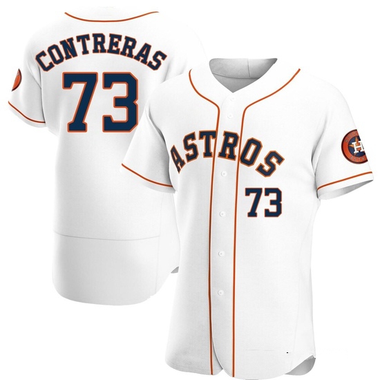 Men's Luis Contreras Houston Astros Authentic White Home Jersey