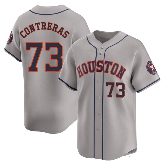 Men's Luis Contreras Houston Astros Limited Gray Away Jersey