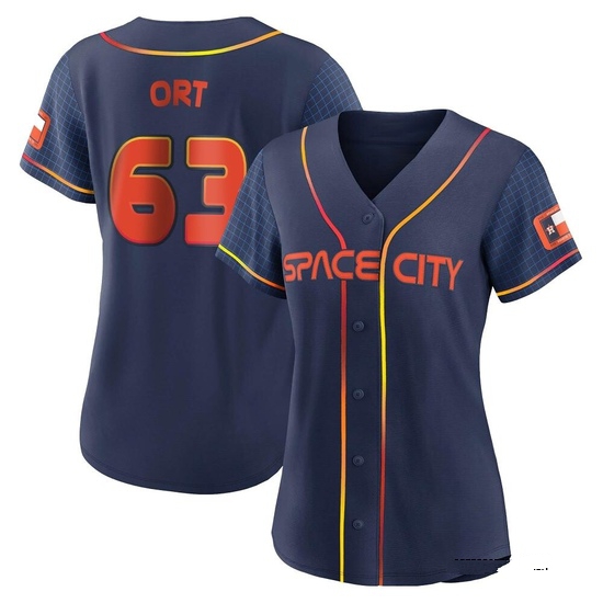 Women's Kaleb Ort Houston Astros Authentic Navy 2022 City Connect Jersey