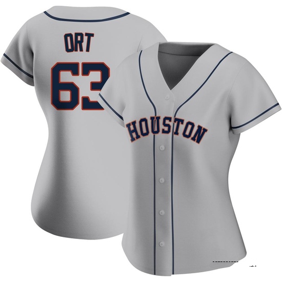 Women's Kaleb Ort Houston Astros Replica Gray Road 2020 Jersey