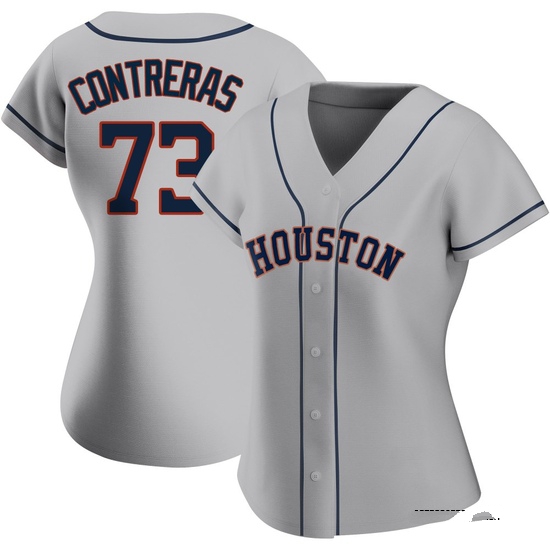 Women's Luis Contreras Houston Astros Authentic Gray Road 2020 Jersey