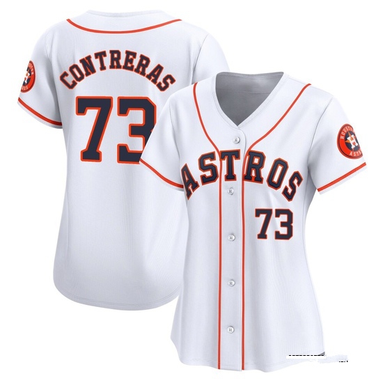 Women's Luis Contreras Houston Astros Limited White Home Jersey