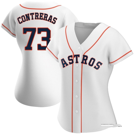 Women's Luis Contreras Houston Astros Replica White Home Jersey