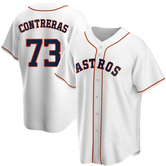 Youth Luis Contreras Houston Astros Replica White Home Jersey