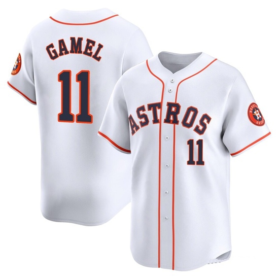 Men's Ben Gamel Houston Astros Limited White Home Jersey