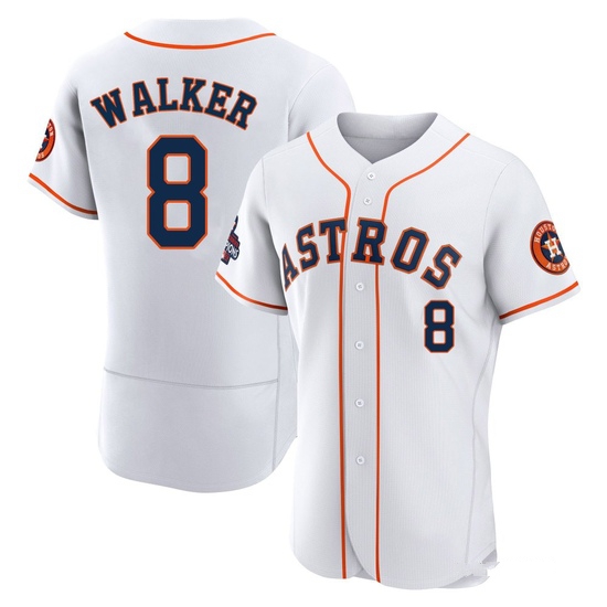 Men's Christian Walker Houston Astros Authentic White 2022 World Series Champions Home Jersey
