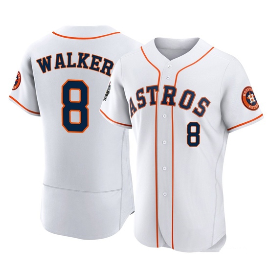 Men's Christian Walker Houston Astros Authentic White 2022 World Series Home Jersey