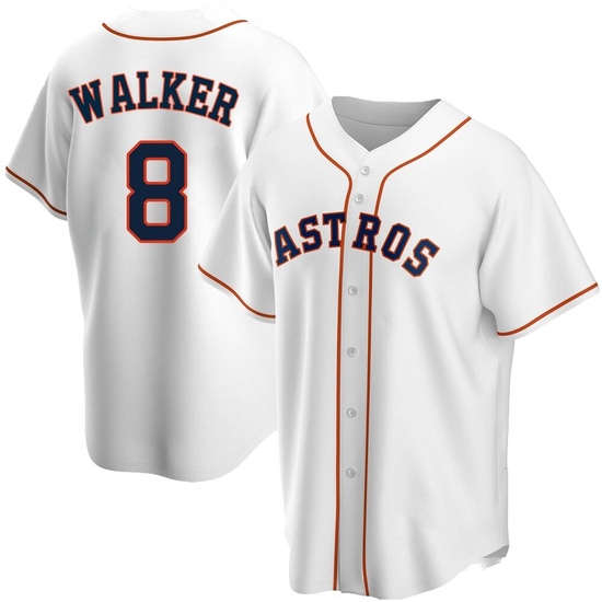 Men's Christian Walker Houston Astros Replica White Home Jersey