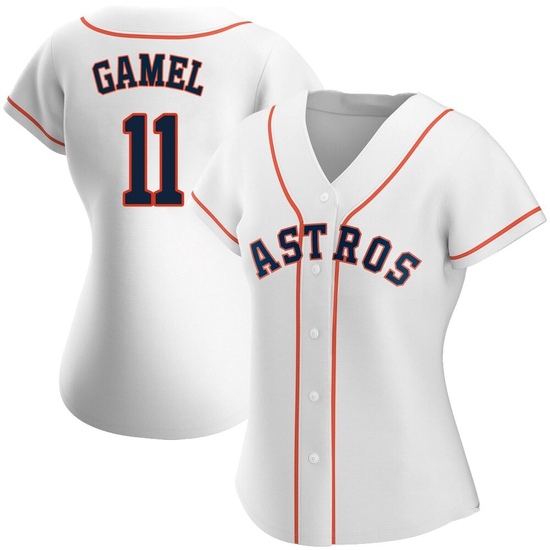 Women's Ben Gamel Houston Astros Game White Home Authentic Jersey