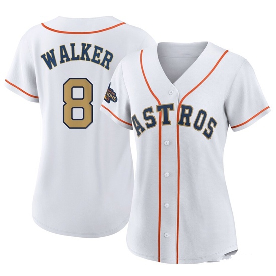Women's Christian Walker Houston Astros Authentic Gold White 2023 Collection Jersey