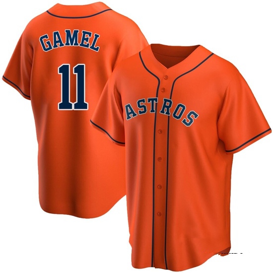 Youth Ben Gamel Houston Astros Game Orange Alternate Replica Jersey