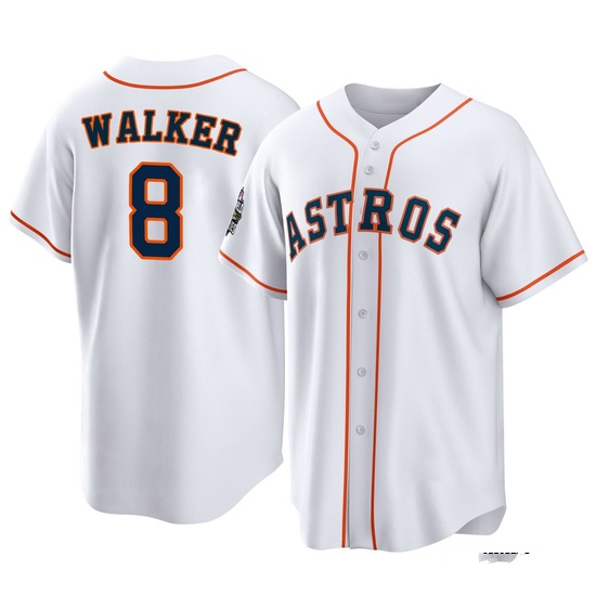 Youth Christian Walker Houston Astros Replica White 2022 World Series Home Jersey