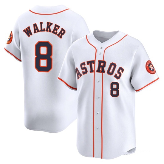 Men's Christian Walker Houston Astros Limited White Home Jersey